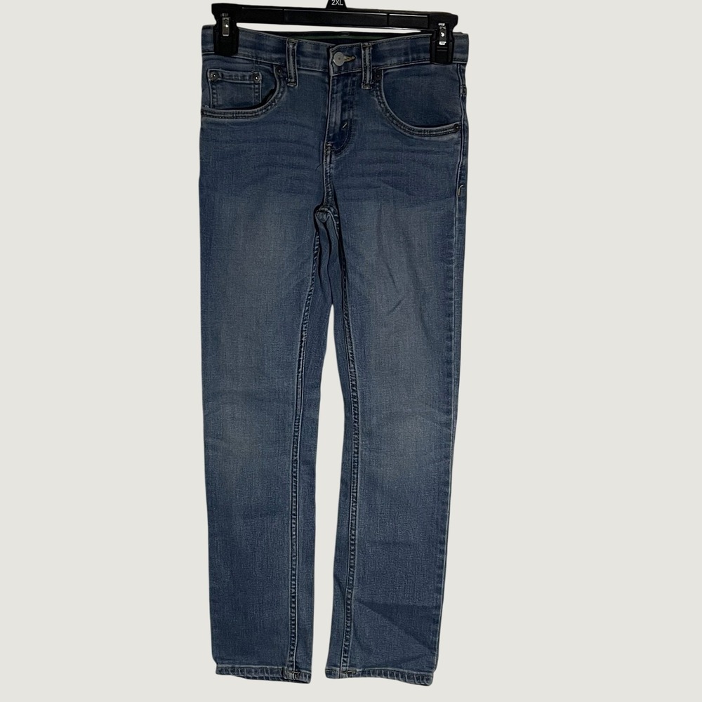Levi's 511 Slim Jeans Womens 10 Reg W25 L26 Blue Stretch Denim Mid Rise